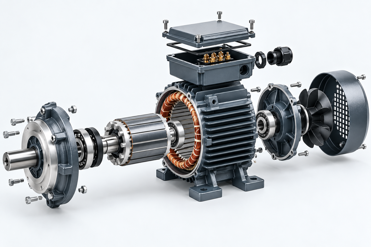 Motor eléctrico industrial